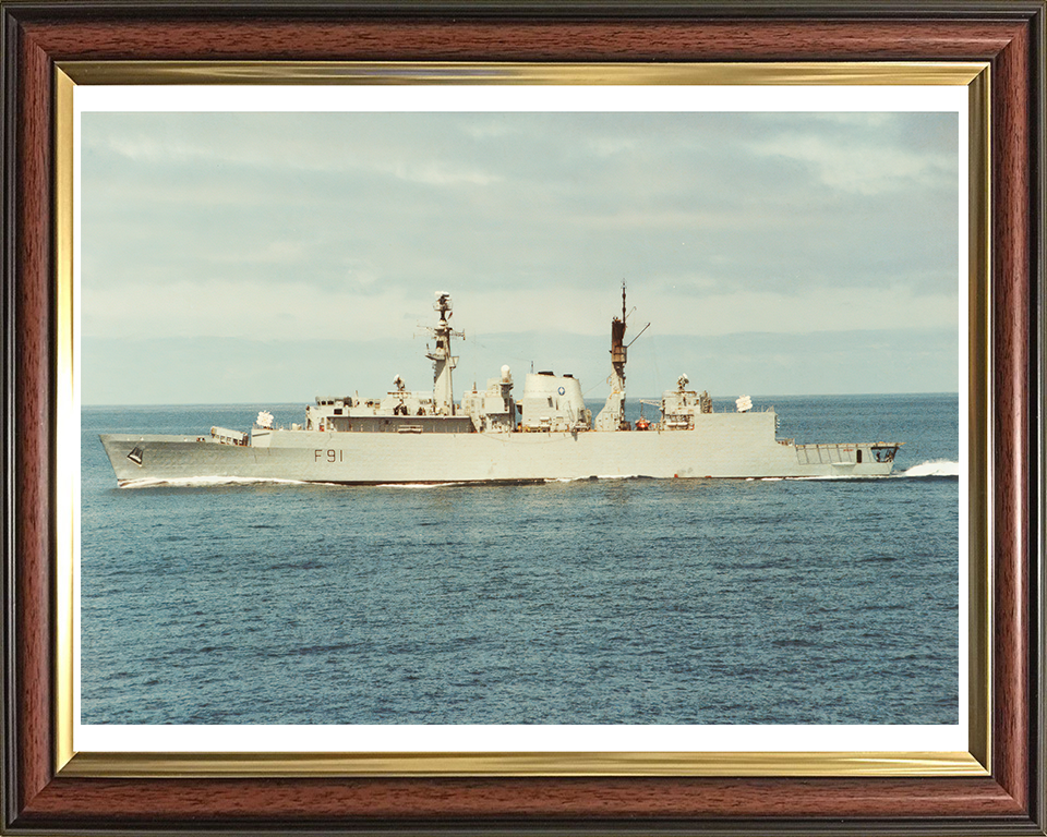 HMS Brazen F91 Royal Navy Type 22 frigate Photo Print or Framed Print - Hampshire Prints