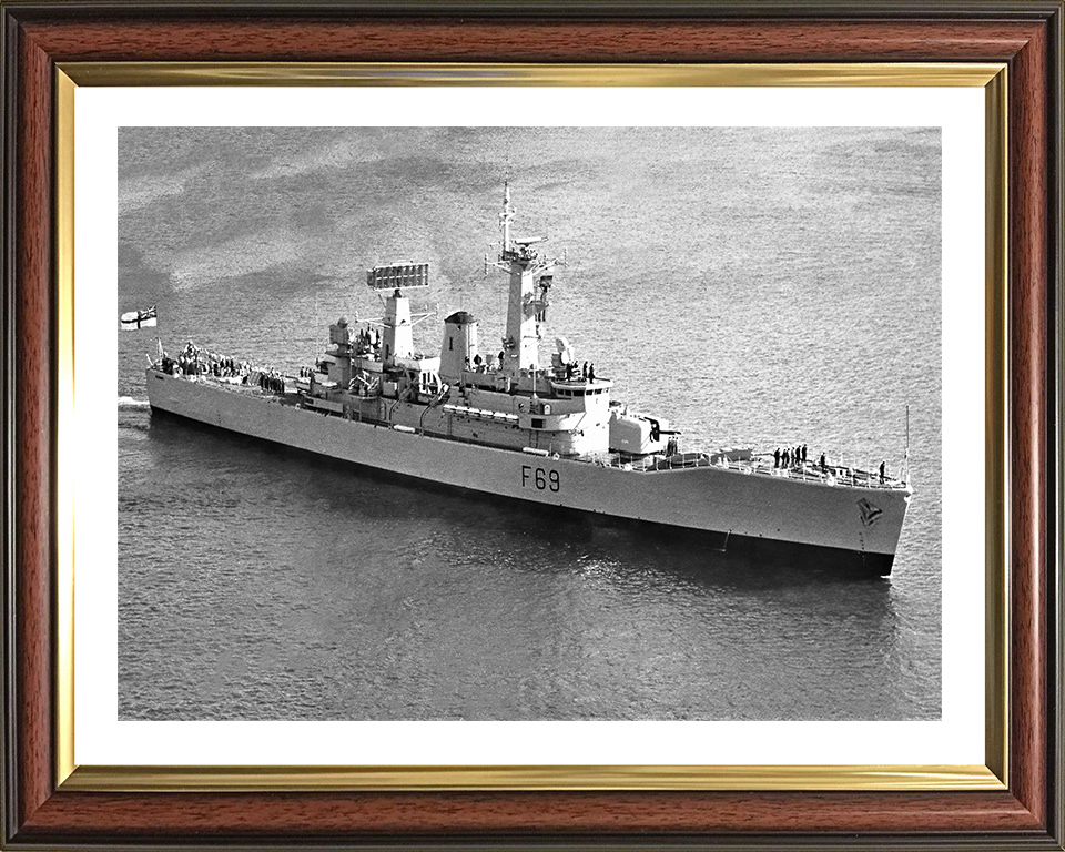 HMS Bacchante F69 | Photo Print | Framed Print | Leander Class | Frigate | Royal Navy Hampshire Prints