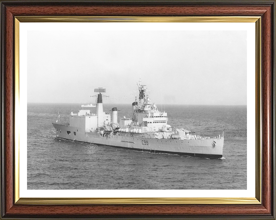 HMS Blake C99 Royal Navy Tiger Class Light Cruiser Photo Print or Framed Print - Hampshire Prints