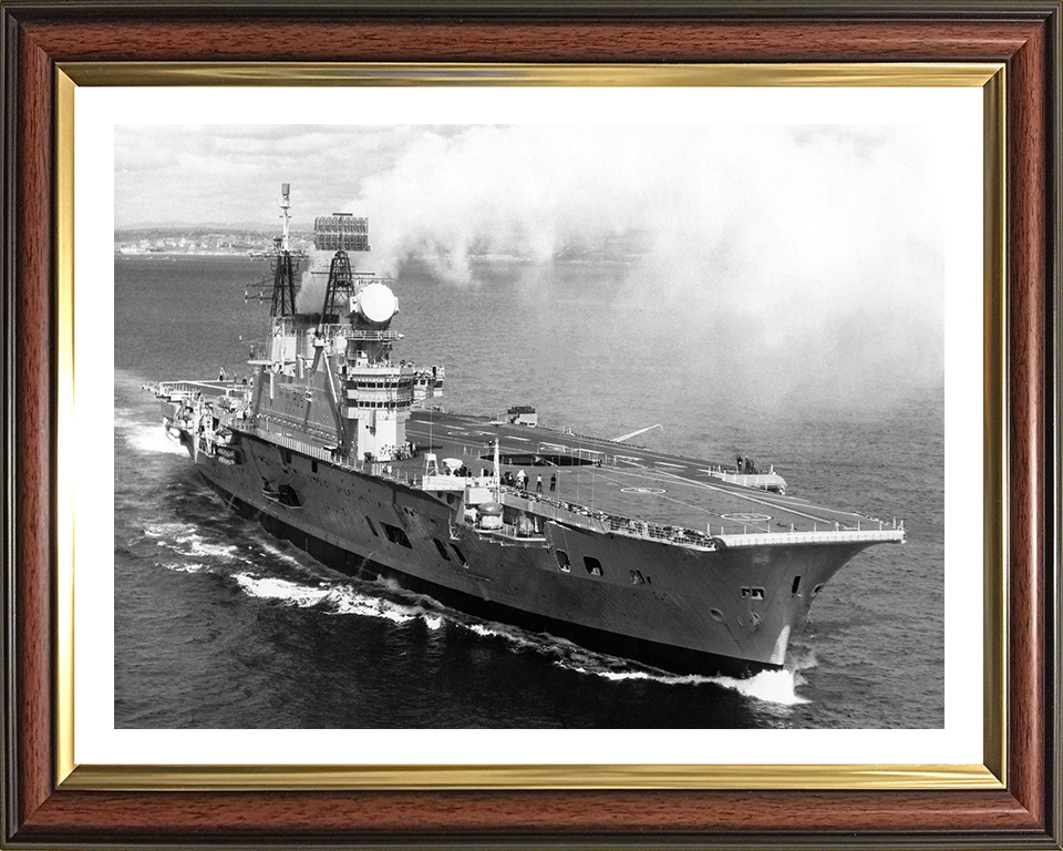 HMS Eagle R05 Royal Navy Audacious class aircraft carrier Photo Print or Framed Print - Hampshire Prints