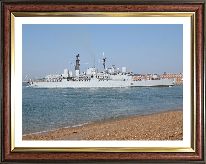 HMS Cardiff D108 Royal Navy Type 42 destroyer Photo Print or Framed Print - Hampshire Prints