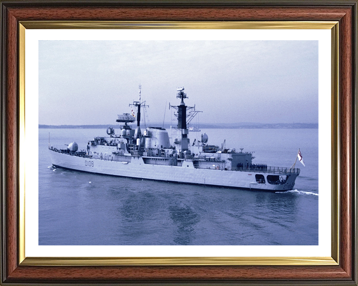 HMS Cardiff D108 Royal Navy Type 42 destroyer Photo Print or Framed Print - Hampshire Prints