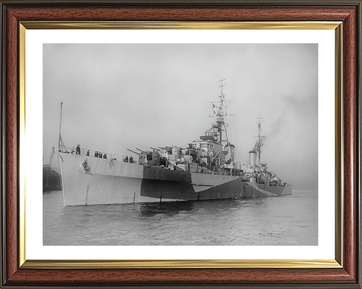 HMS Diadem 84 Royal Navy Dido class light cruiser Photo Print or Framed Photo Print - Hampshire Prints