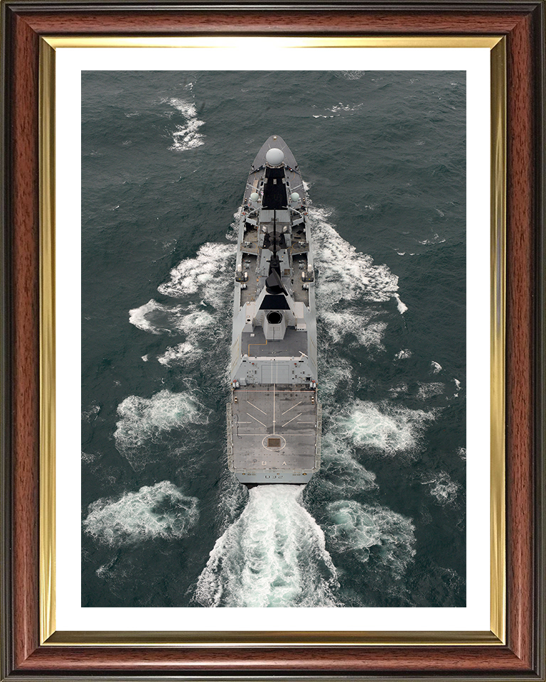 HMS Daring D32 Royal Navy type 45 Destroyer Photo Print or Framed Print - Hampshire Prints