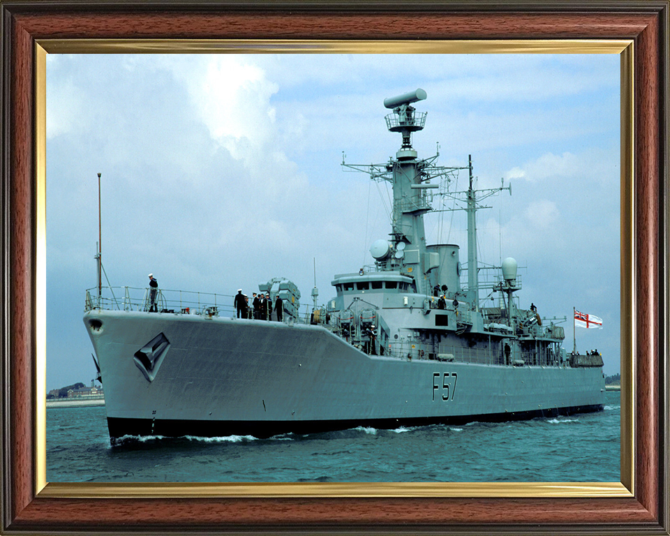 HMS Andromeda F57 Royal Navy Leander class frigate Photo Print or Framed Print - Hampshire Prints