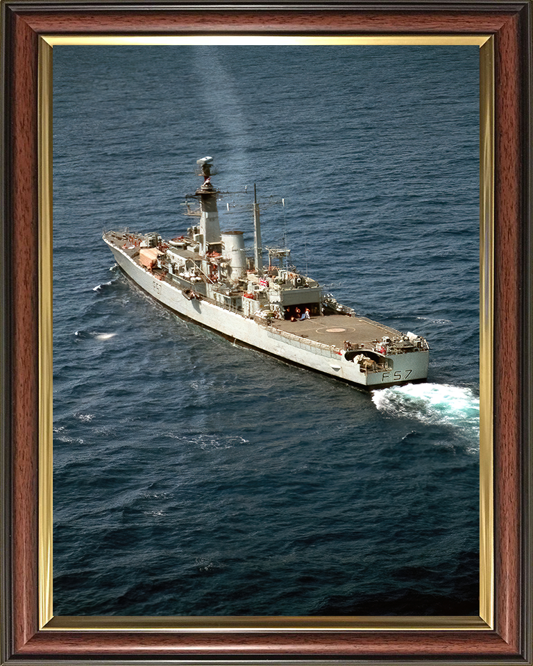 HMS Andromeda F57 Royal Navy Leander class frigate Photo Print or Framed Print - Hampshire Prints