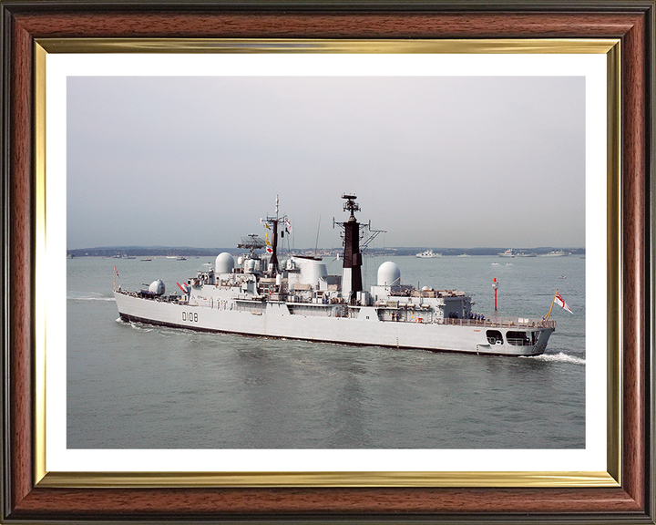 HMS Cardiff D108 Royal Navy Type 42 destroyer Photo Print or Framed Print - Hampshire Prints