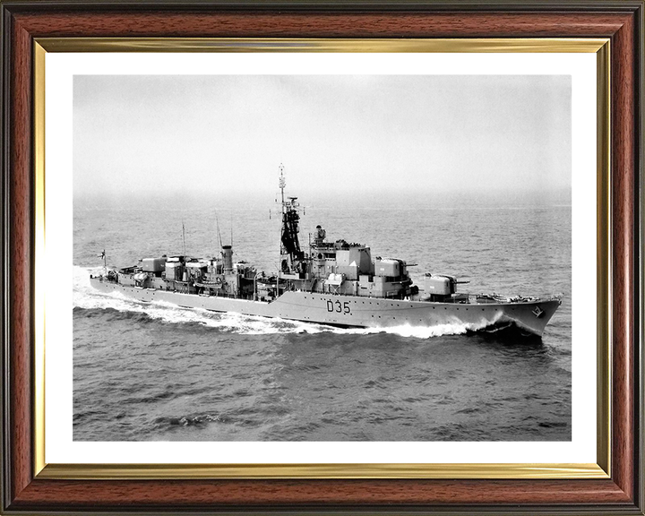 HMS Diamond D35 Royal Navy Daring class destroyer Photo Print or Framed Print - Hampshire Prints