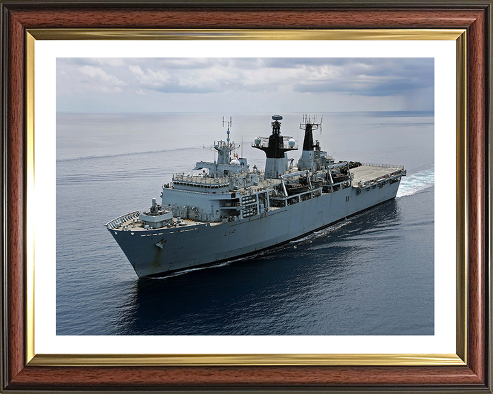 HMS Albion L14 Royal Navy Albion Class amphibious ship Photo Print or Framed Print - Hampshire Prints