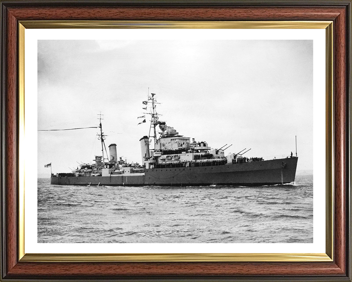 HMS Argonaut (61) | Photo Print | Framed Print | Dido Class | Light Cruiser | Royal Navy Hampshire Prints
