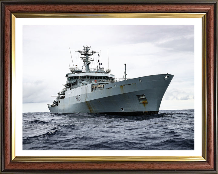 HMS Enterprise H88 | Photo Print | Framed Print | Hydrographic Survey Vessel | Royal Navy Hampshire Prints