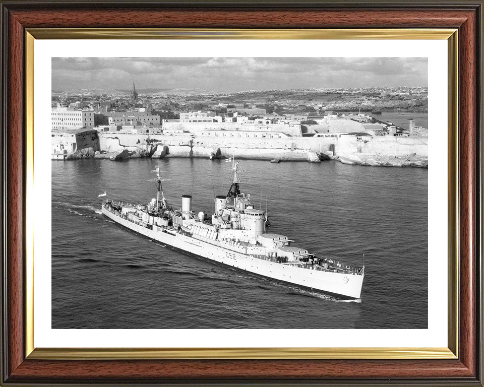 HMS Bermuda (52) Royal Navy Fiji class light cruiser Photo Print or Framed Photo Print - Hampshire Prints