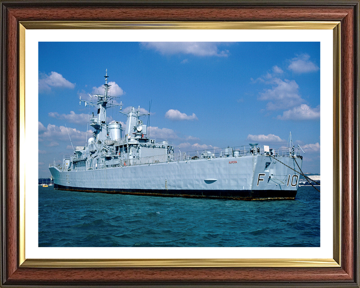 HMS Aurora F10 | Photo Print | Framed Print | Poster | Leander Class | Frigate | Royal Navy Hampshire Prints