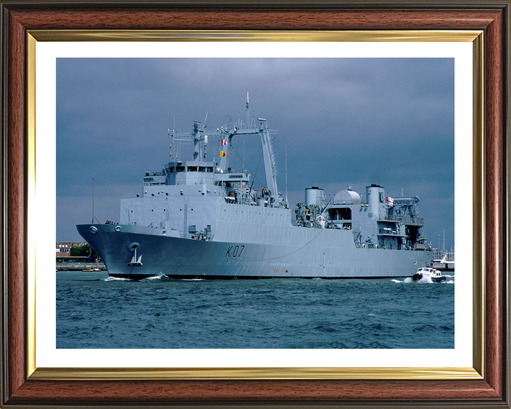 HMS Challenger K07 | Photo Print | Framed Print | Diving Support Vessel | Royal Navy Hampshire Prints