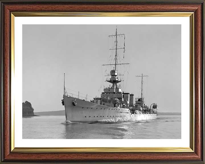 HMS Dunedin | Photo Print | Framed Print | Poster | Danae Class | Cruiser | Royal Navy Hampshire Prints