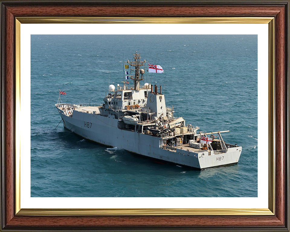 HMS Echo H87 Royal Navy Echo class survey vessel Photo Print or Framed Print - Hampshire Prints