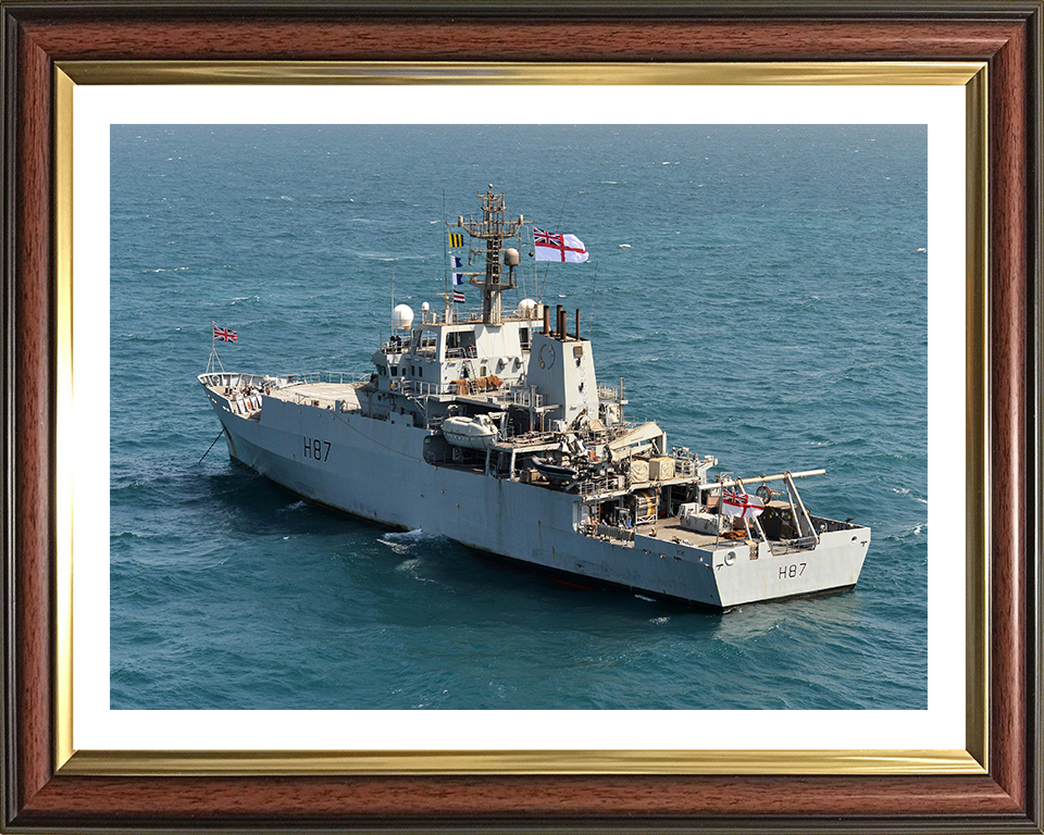 HMS Echo H87 | Photo Print | Framed Print | Echo Class | Survey Vessel | Royal Navy Hampshire Prints