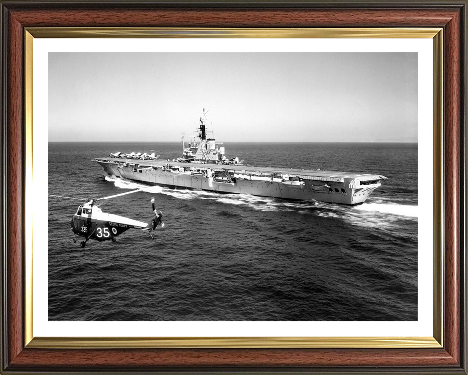 HMS Centaur R06 | Photo Print | Framed Print | Centaur Class | Fleet Carrier | Royal Navy Hampshire Prints