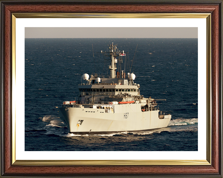 HMS Echo H87 | Photo Print | Framed Print | Echo Class | Survey Vessel | Royal Navy Hampshire Prints