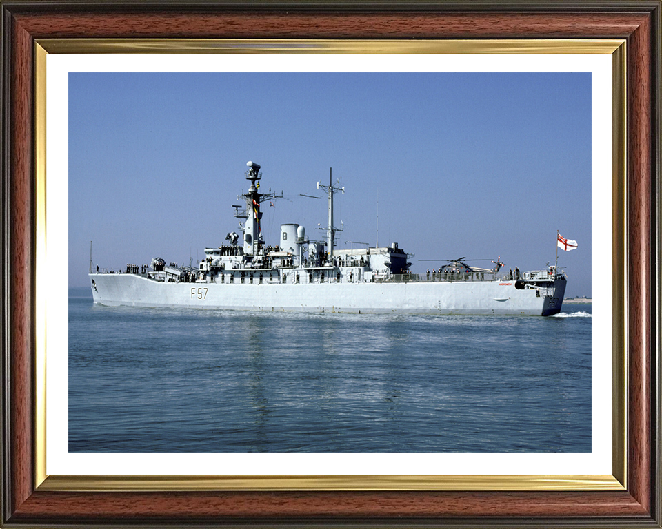 HMS Andromeda F57 Royal Navy Leander class frigate Photo Print or Framed Print - Hampshire Prints