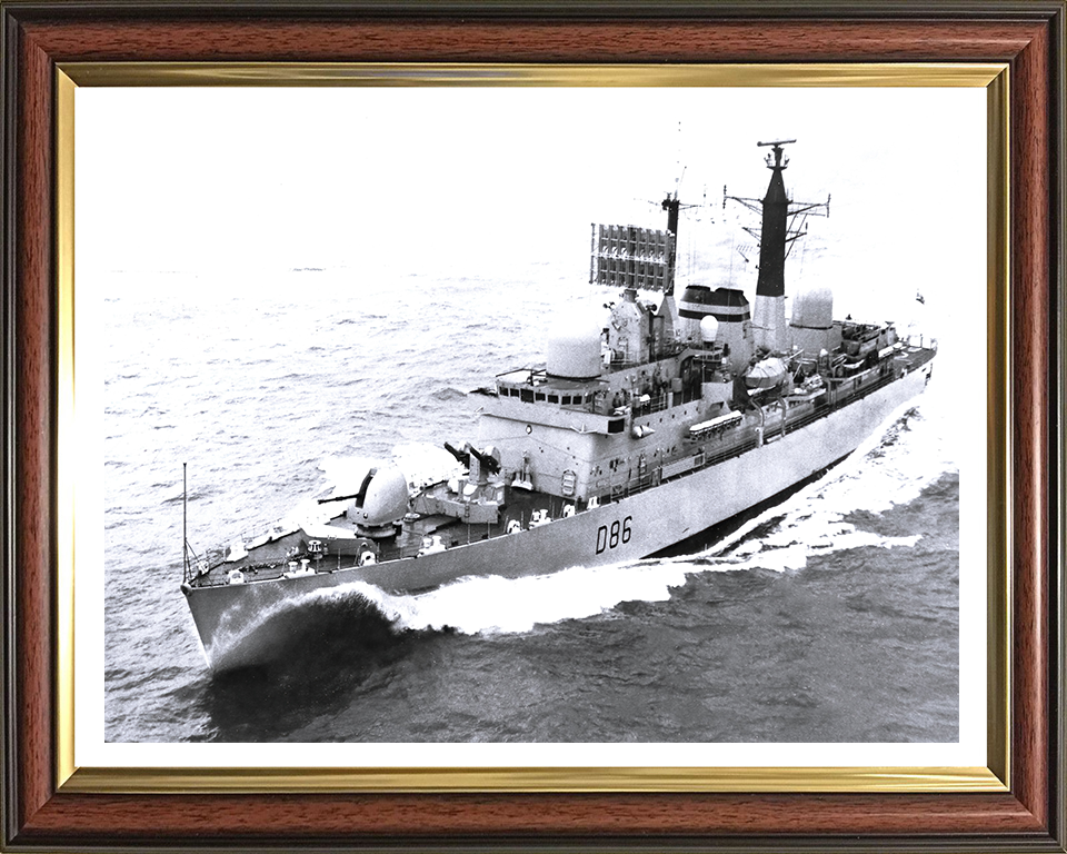 HMS Birmingham D86 Royal Navy Type 42 destroyer Photo Print or Framed Print - Hampshire Prints