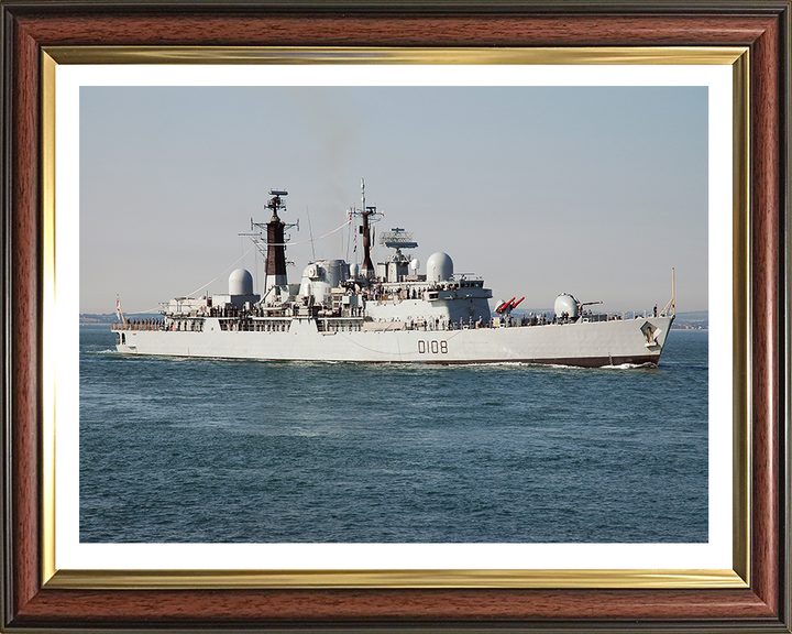 HMS Cardiff D108 Royal Navy Type 42 destroyer Photo Print or Framed Print - Hampshire Prints