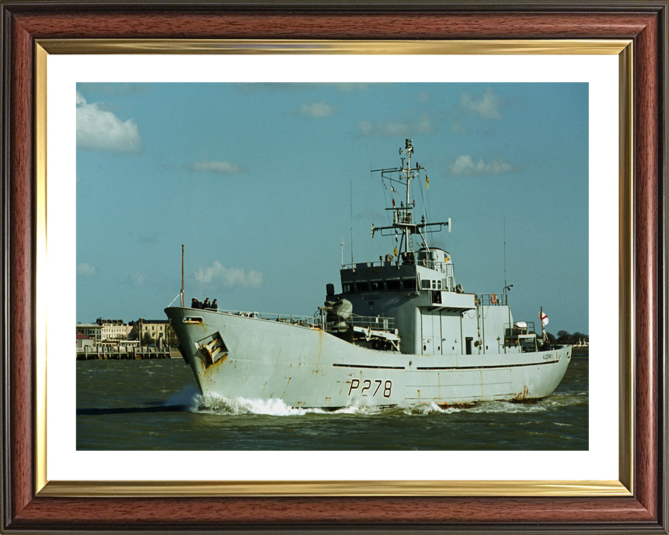 HMS Alderney P278 | Photo Print | Framed Print | Island Class | Patrol Vessel | Royal Navy Hampshire Prints