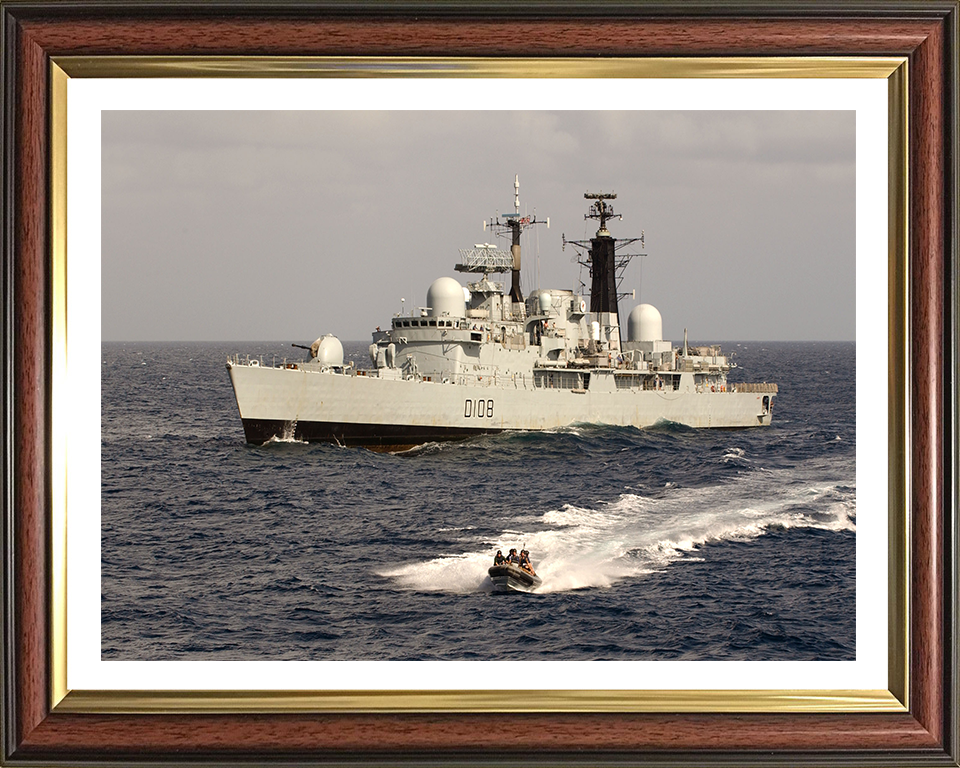 HMS Cardiff D108 Royal Navy Type 42 destroyer Photo Print or Framed Print - Hampshire Prints