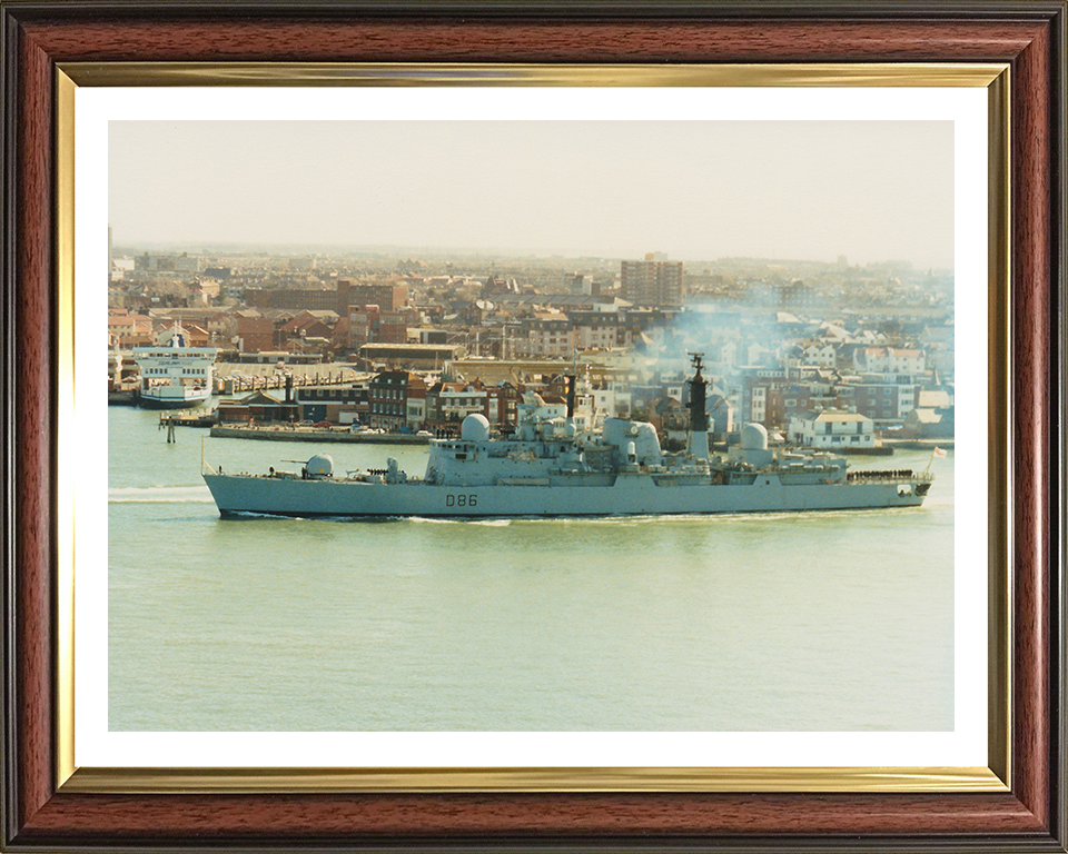 HMS Birmingham D86 Royal Navy Type 42 destroyer Photo Print or Framed Print - Hampshire Prints