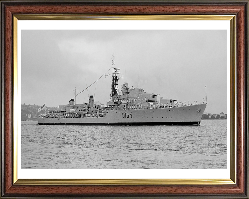 HMS Duchess D154 Royal Navy Daring class destroyer Photo Print or Framed Print - Hampshire Prints