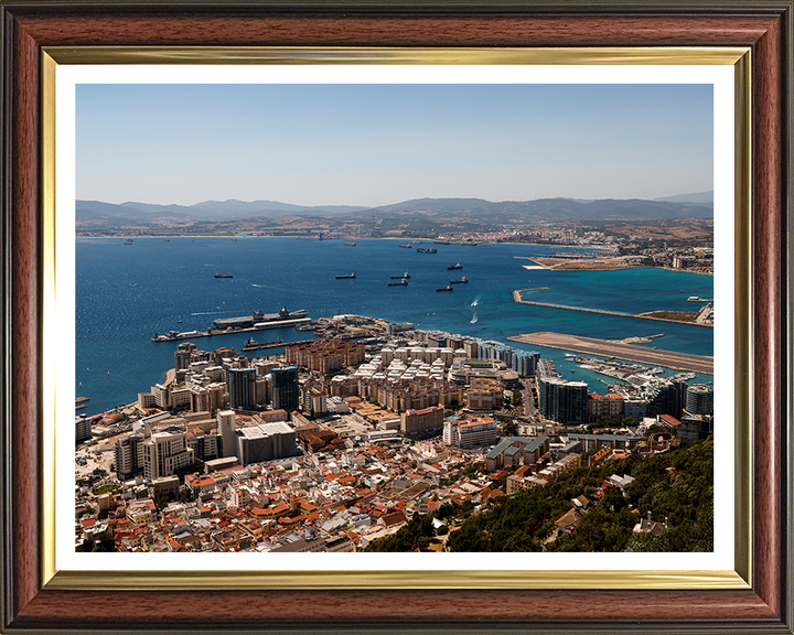 HM Naval Base Gibraltar Dockyard | Photo Print | Framed Print | Aerial Photo | Royal Navy Hampshire Prints