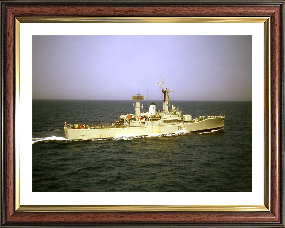 HMS Dido F104 Royal Navy Leander class frigate Photo Print or Framed Print - Hampshire Prints