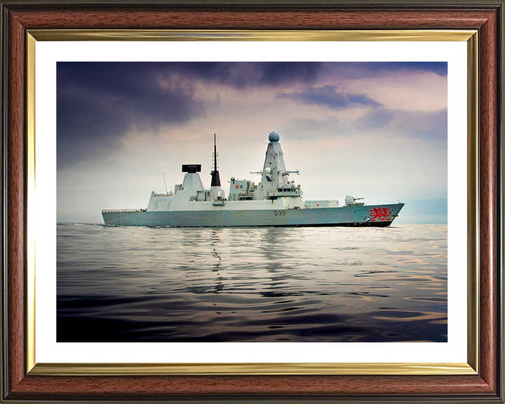 HMS Dragon D35 Royal Navy Type 45 Destroyer Photo Print or Framed Print - Hampshire Prints
