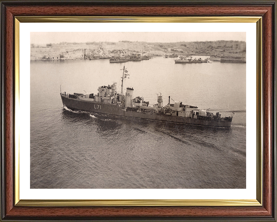 HMS Calpe L71 | Photo Print | Framed Print | Poster | Hunt Class | Destroyer | Royal Navy Hampshire Prints