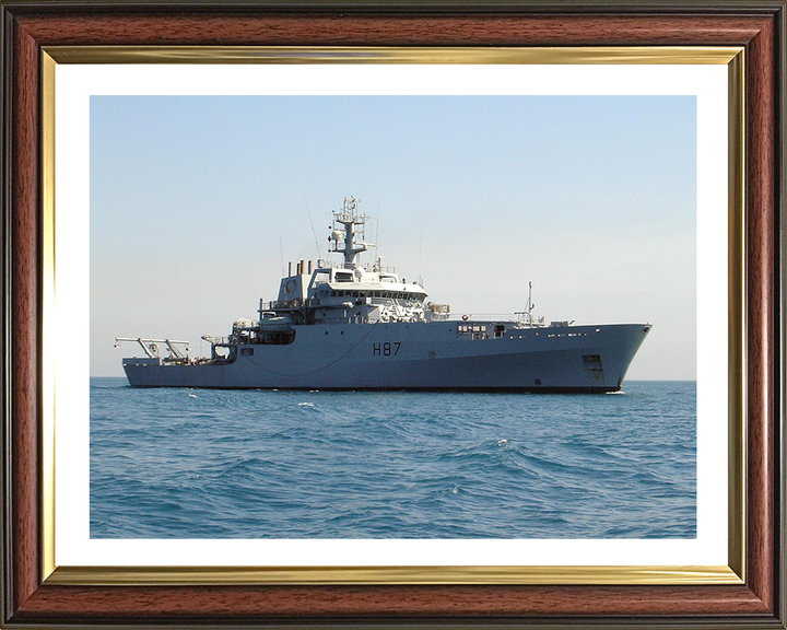 HMS Echo H87 | Photo Print | Framed Print | Echo Class | Survey Vessel | Royal Navy Hampshire Prints