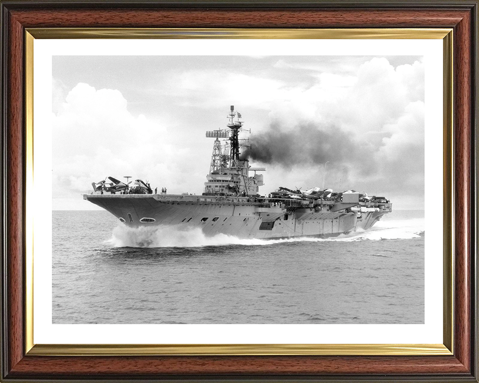 HMS Centaur R06 Royal Navy Centaur class light fleet carrier Photo Print or Framed Print - Hampshire Prints