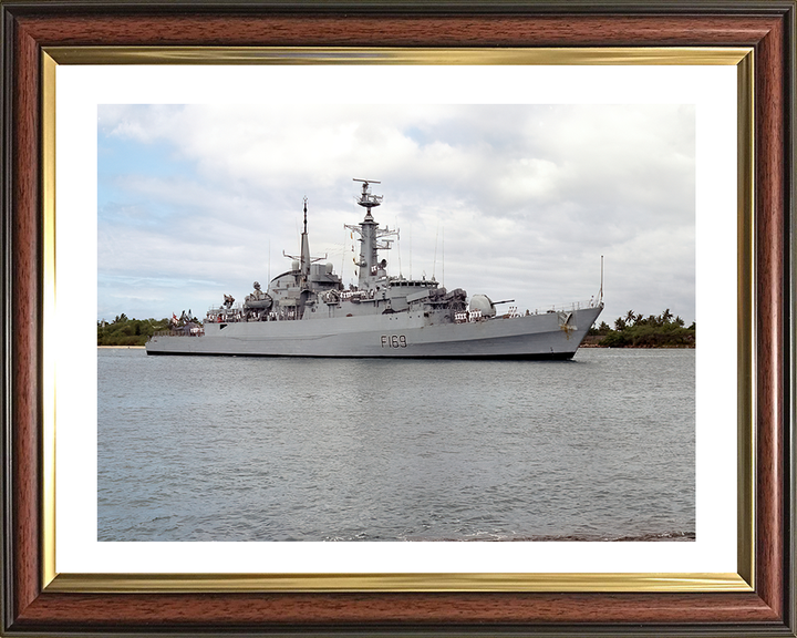 HMS Amazon F169 Royal Navy type 21 Frigate Photo Print or Framed Print - Hampshire Prints