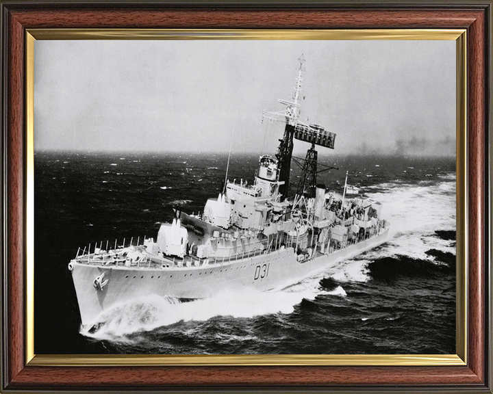 HMS Broadsword D31 Royal Navy Weapon class destroyer Photo Print or Framed Print - Hampshire Prints