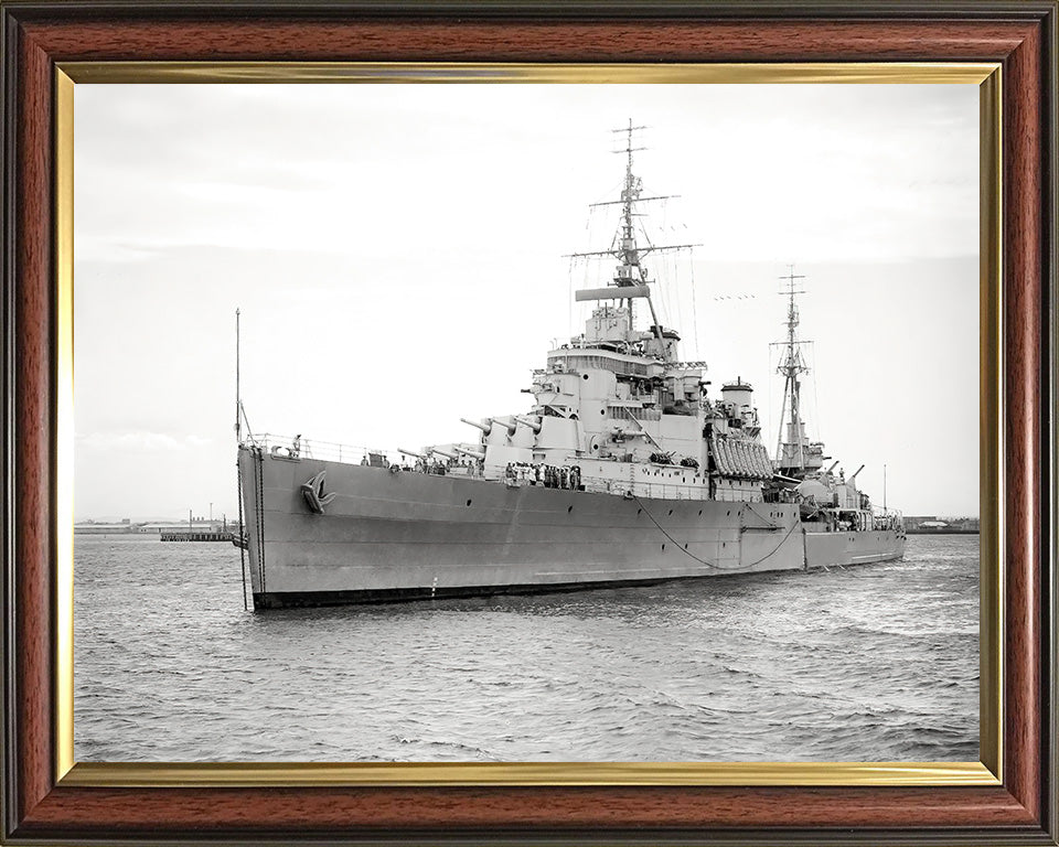 HMS Bermuda (52) Royal Navy Fiji class light cruiser Photo Print or Framed Photo Print - Hampshire Prints