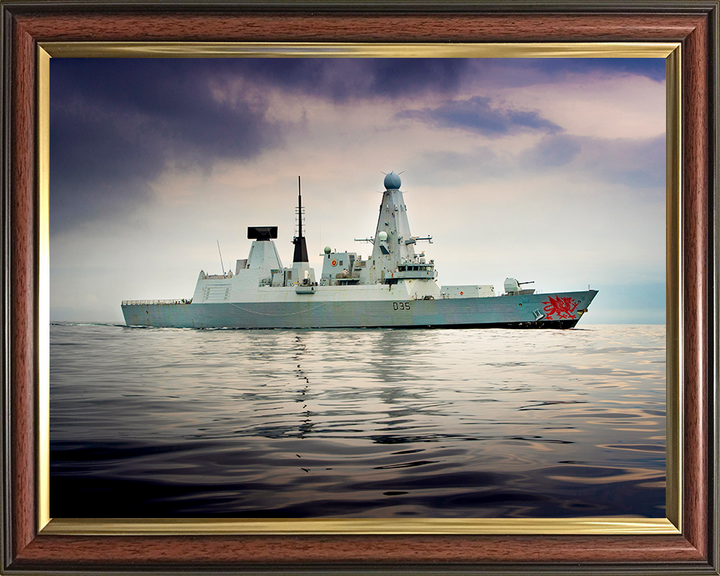 HMS Dragon D35 Royal Navy Type 45 Destroyer Photo Print or Framed Print - Hampshire Prints