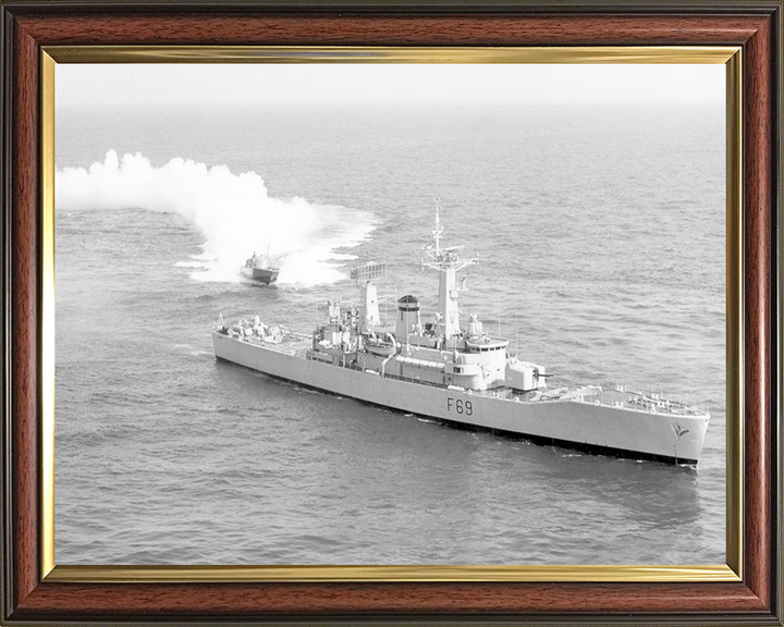 HMS Bacchante F69 Royal Navy Leander class frigate Photo Print or Framed Print - Hampshire Prints