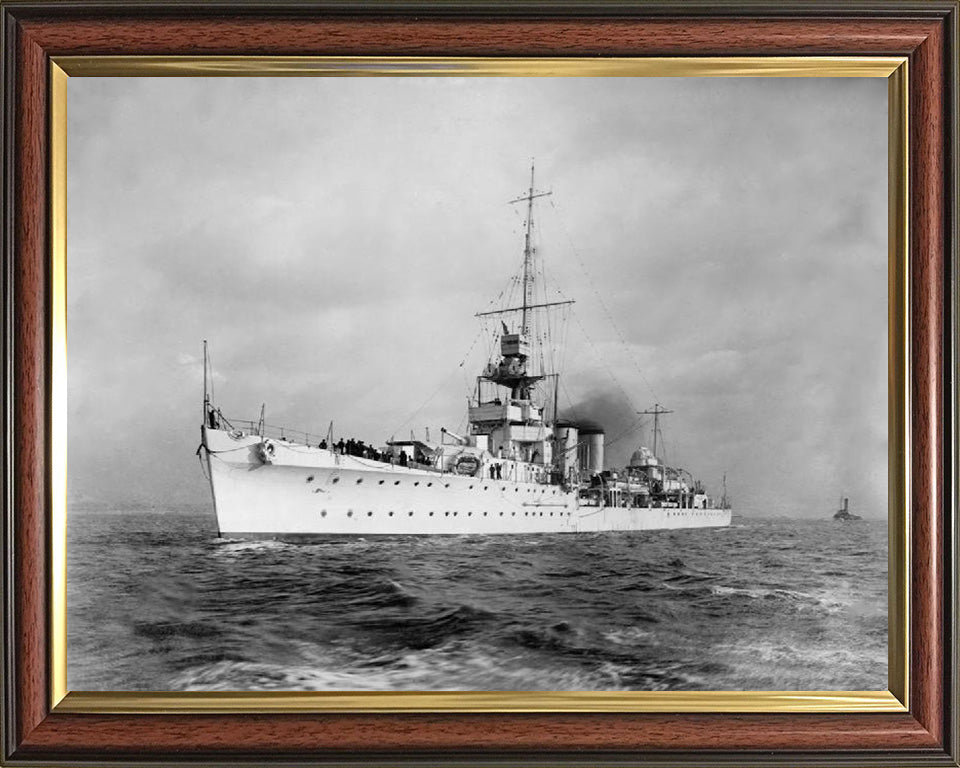 HMS Cairo D87 Royal Navy C class light cruiser Photo Print or Framed Photo Print - Hampshire Prints