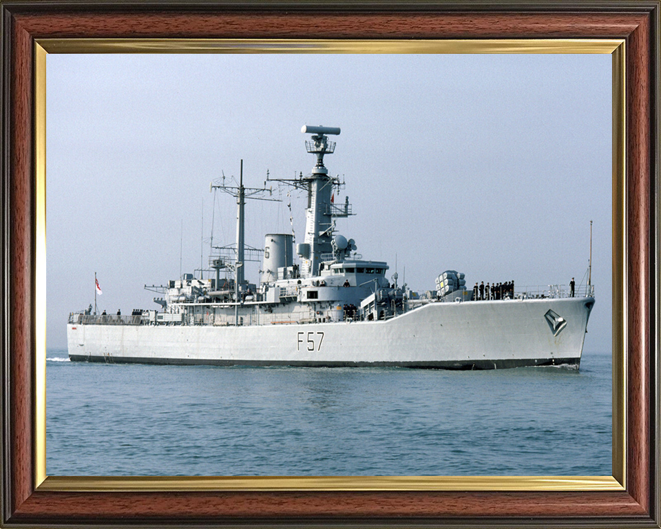 HMS Andromeda F57 Royal Navy Leander class frigate Photo Print or Framed Print - Hampshire Prints