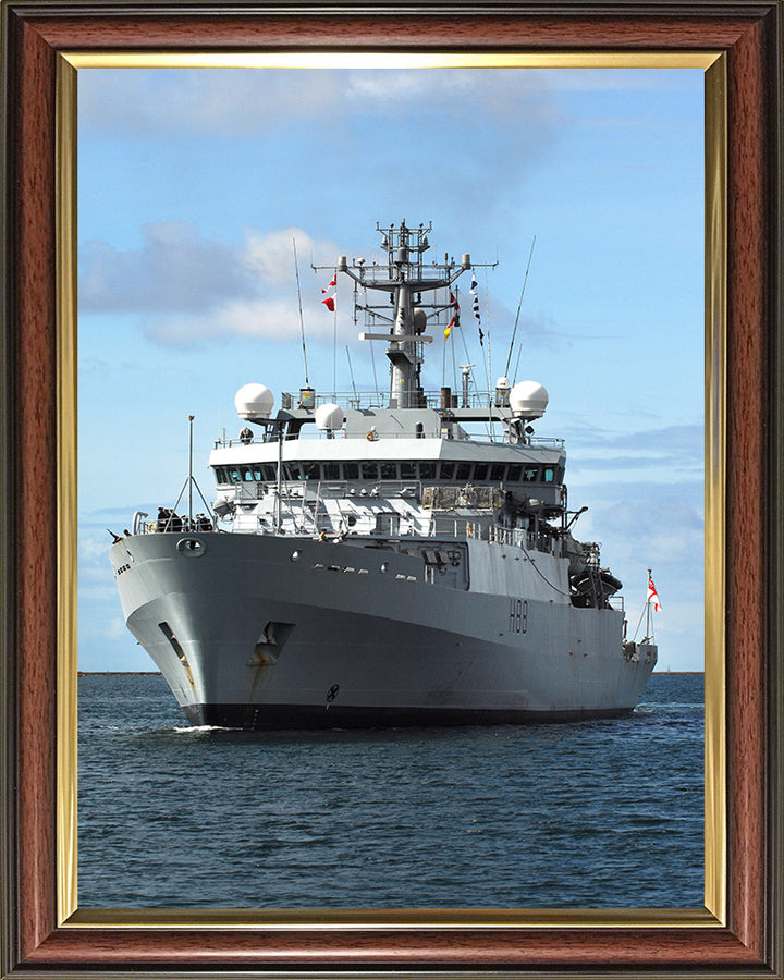 HMS Enterprise H88 | Photo Print | Framed Print | Hydrographic Survey Vessel | Royal Navy Hampshire Prints
