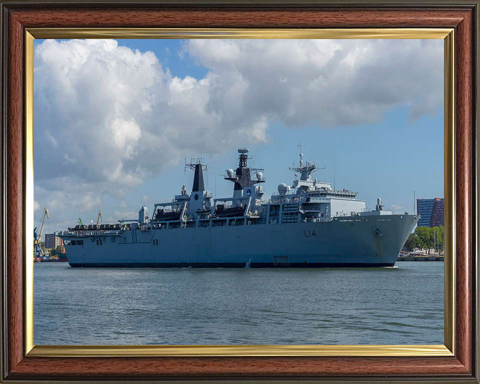 HMS Albion L14 Royal Navy Albion Class amphibious ship Photo Print or Framed Print - Hampshire Prints