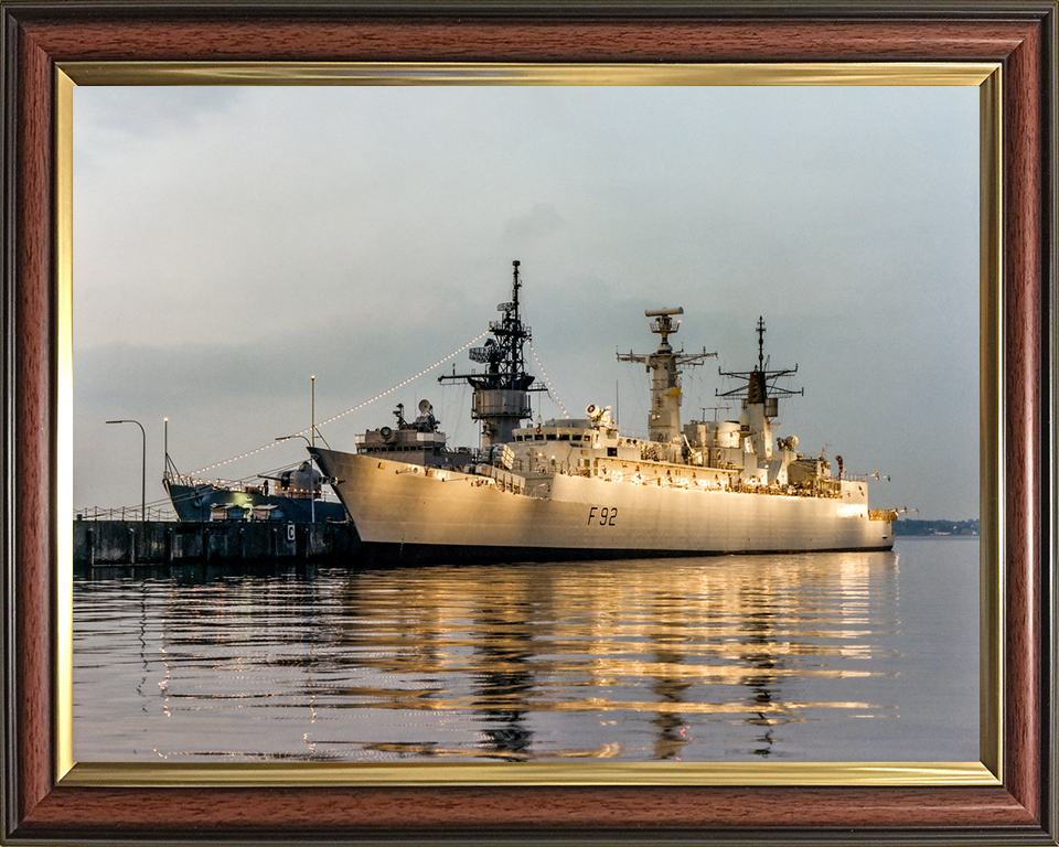 HMS Boxer F92 Royal Navy Type 22 Frigate Photo Print or Framed Print - Hampshire Prints