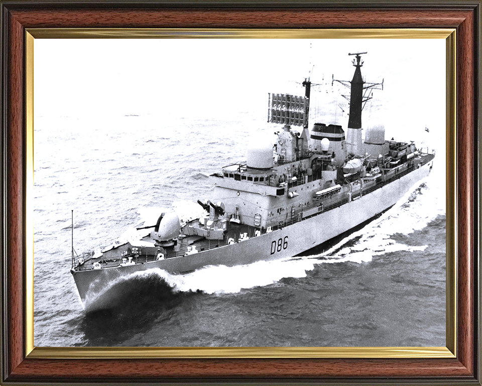 HMS Birmingham D86 Royal Navy Type 42 destroyer Photo Print or Framed Print - Hampshire Prints