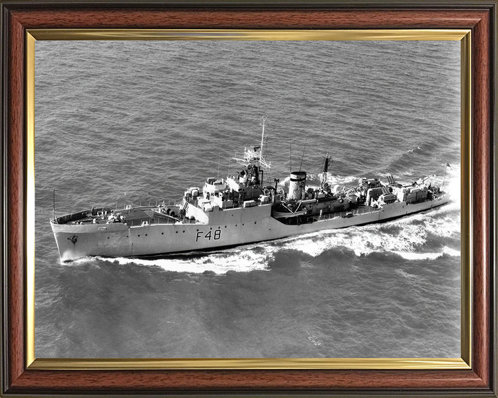 HMS Dundas F48 Royal Navy Blackwood class frigate Photo Print or Framed Print - Hampshire Prints