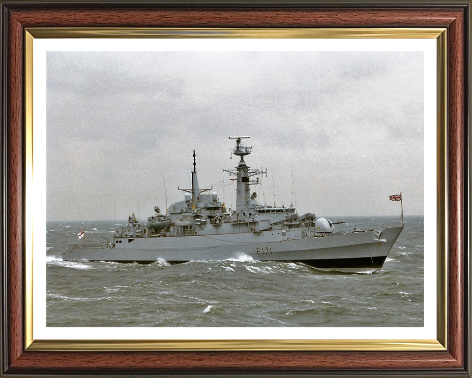 HMS Active F171 Royal Navy Type 21 frigate Photo Print or Framed Print - Hampshire Prints