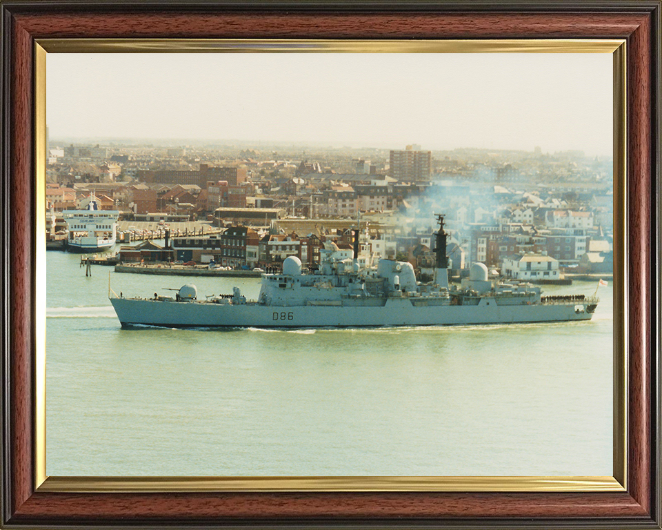 HMS Birmingham D86 Royal Navy Type 42 destroyer Photo Print or Framed Print - Hampshire Prints